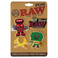 RAW Badge Pin Set
