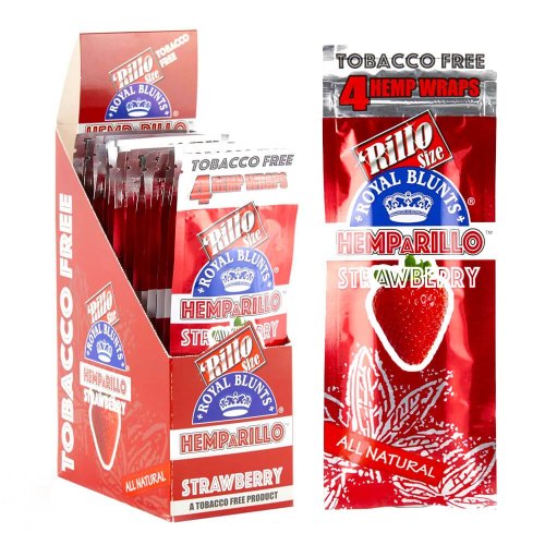 Royal Blunts - Strawberry Hemps Wraps 4x