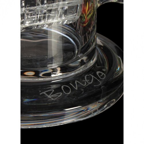 Skleněný icebong Blaze Glass Honey Comb s bubnovým difuzérem