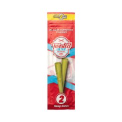 Twisted Hemp Cones - Raspberry Cherry 2x