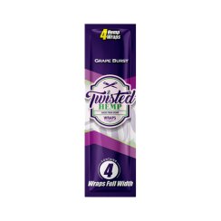 Twisted Hemp Wraps - Grape Burst