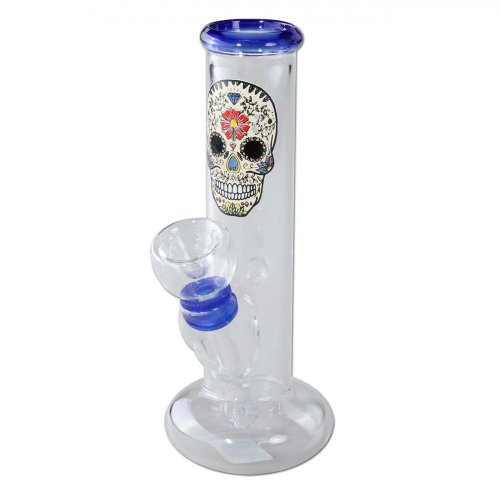 Mini Glass Bong SKULL