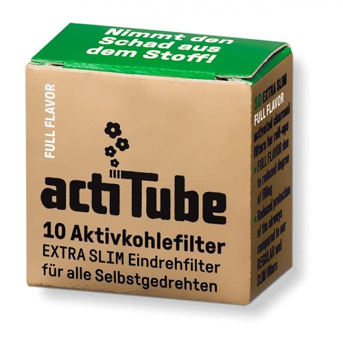 Uhlíkové filtry actiTube Extra Slim 10ks