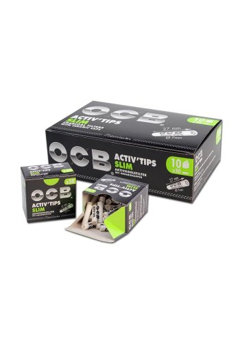 Uhlíkové filtry OCB Slim 50ks