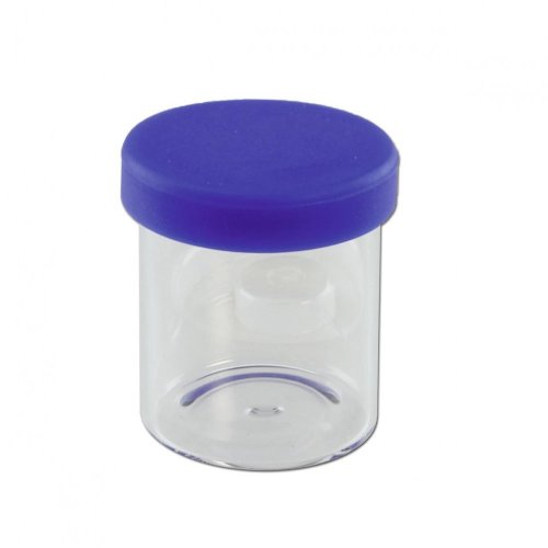 Skleněná dóza se silikonovým víčkem 20ml