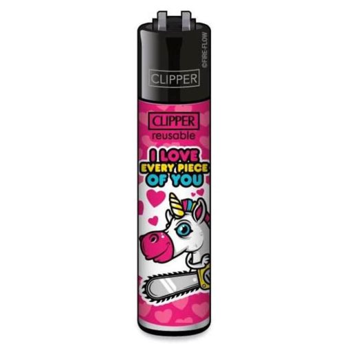 Clipper Plynový Zapalovač Mix Slogan