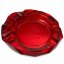 Skleněný popelník RAW Ruby