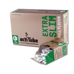 Uhlíkové filtry actiTube Extra Slim 50ks