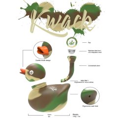 PieceMaker Kwack Silicone Bong Kamo