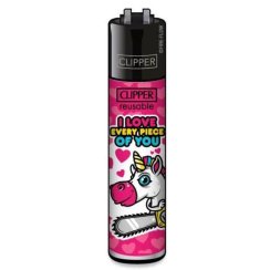 Clipper Plynový Zapalovač Mix Slogan