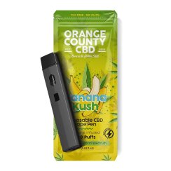 Orange County CBD Vape Pen Banana Kush, 600mg CBD, 1ml