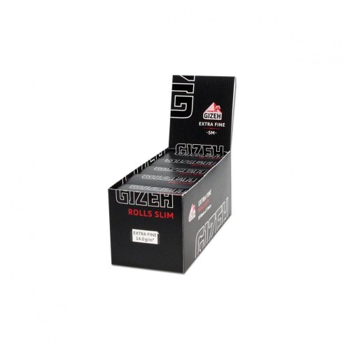 Rolovací papírky Gizeh Black Rolls Slim 5m